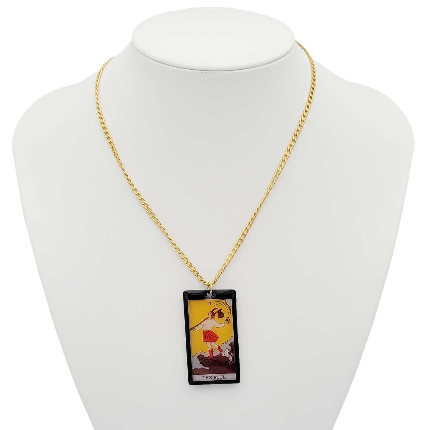 Collier pendentif tarot - The Fool - Le Fou