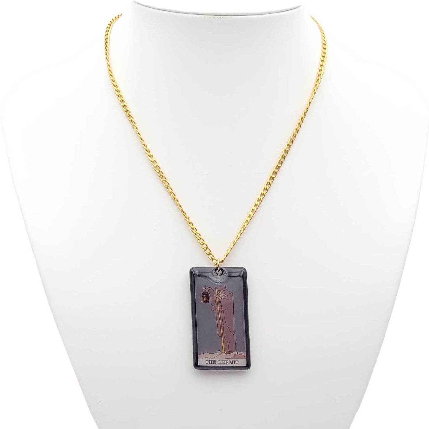 Collier pendentif tarot - The Hermit- L'Ermite