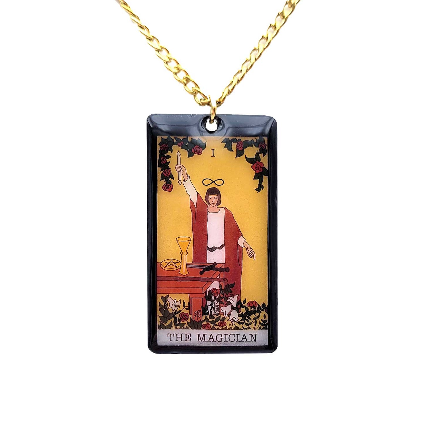 Collier pendentif tarot - The Magician - Le Magicien