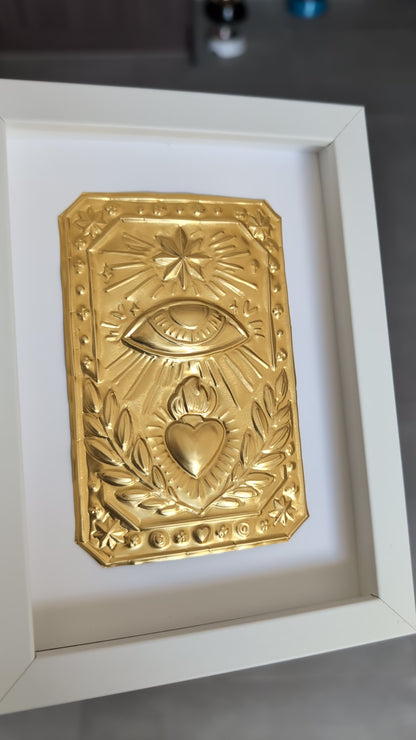 Talisman mural - protection – L’Œil Gardien (15x20 cm) Blanc