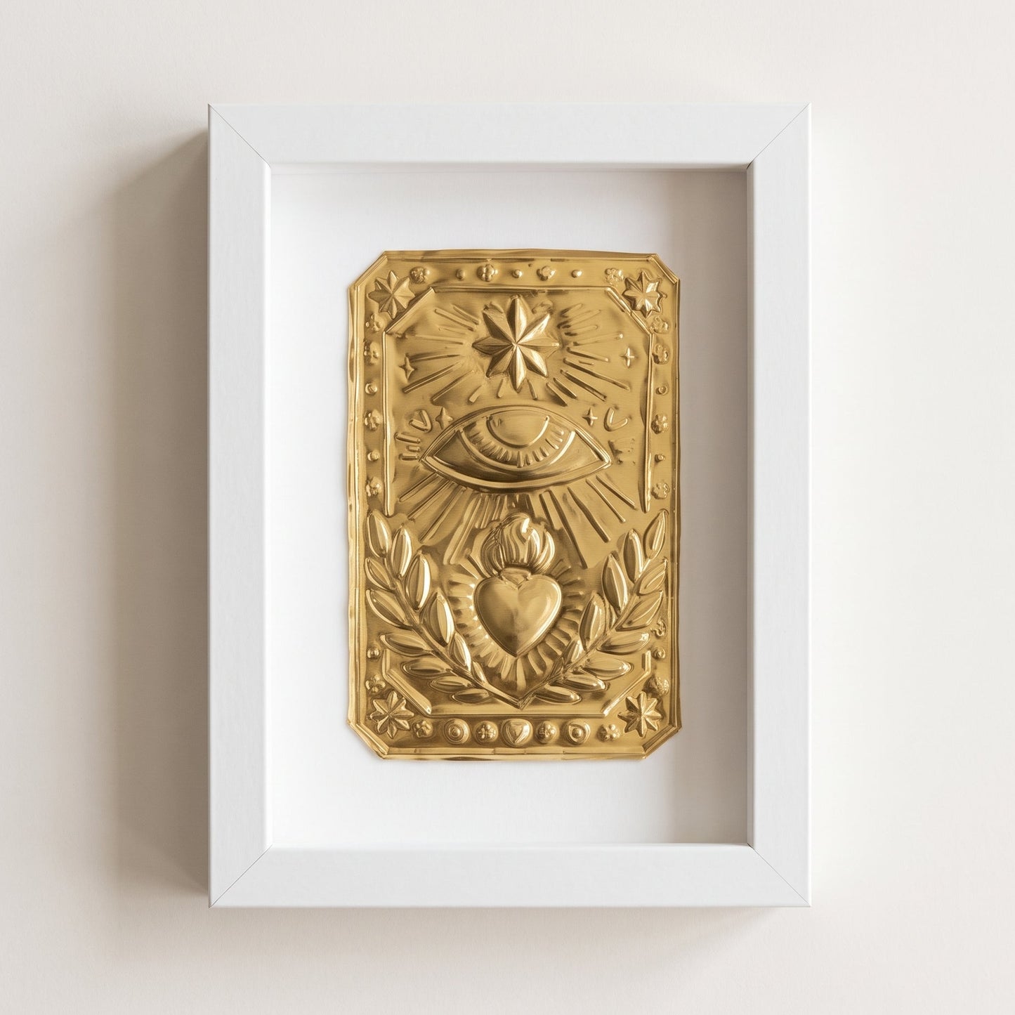 ex voto protection métal repoussé fait main