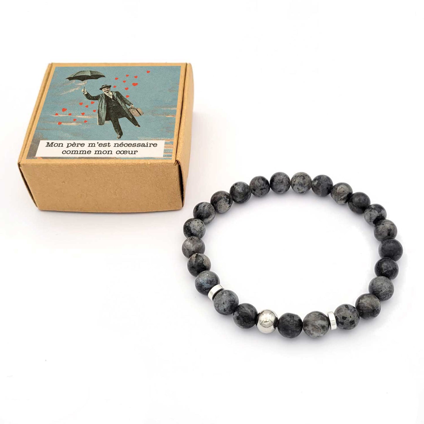 Bracelet Ernest 8mm Labradorite