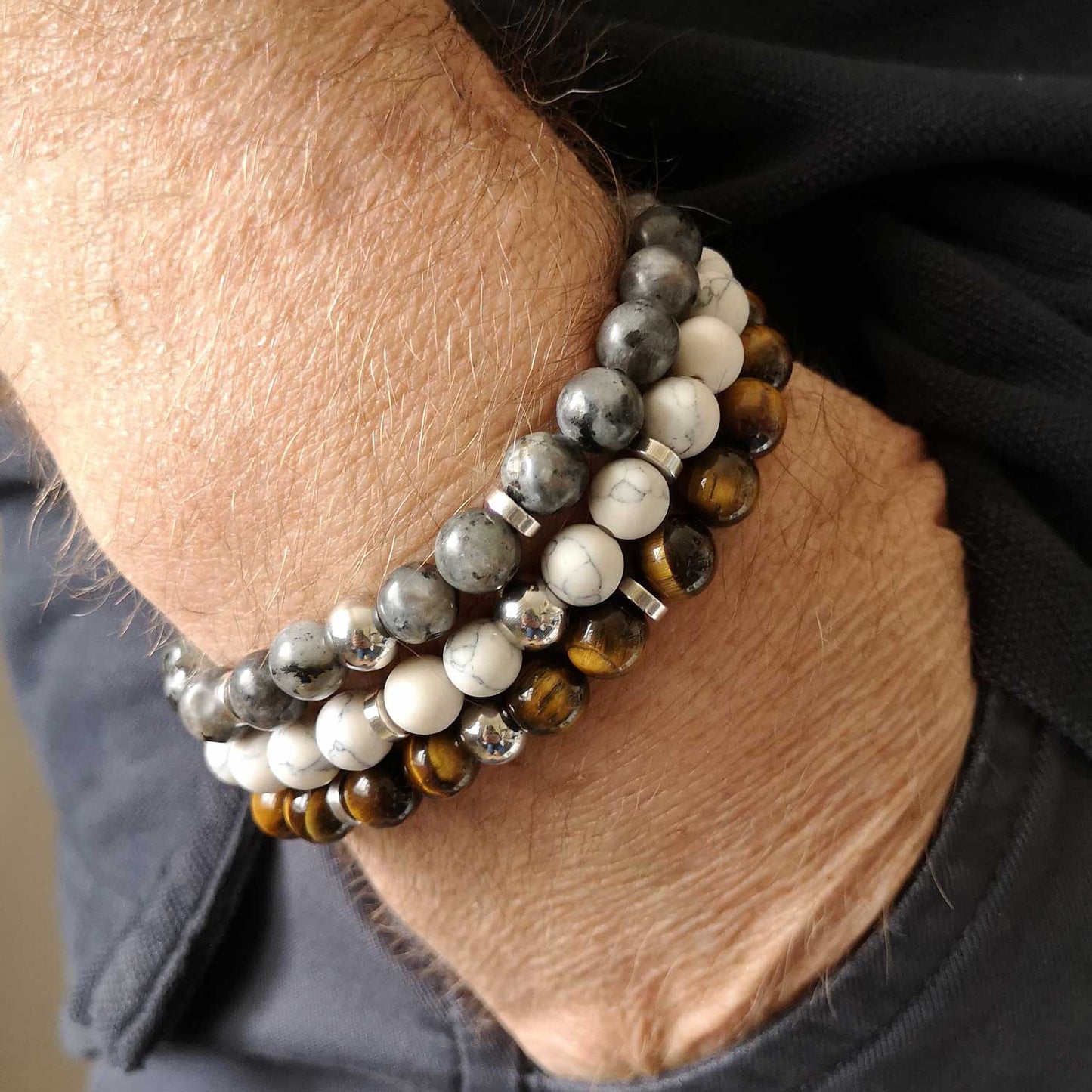Bracelet Ernest 8mm Labradorite