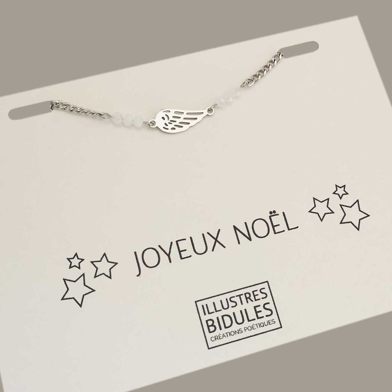 Bracelet Inox sélection Noël Aile d'Ange