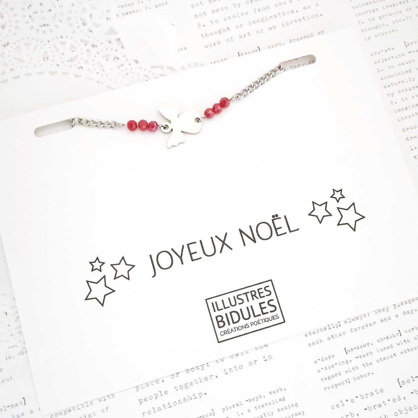 Bracelet Inox sélection Noël Ange de Noël
