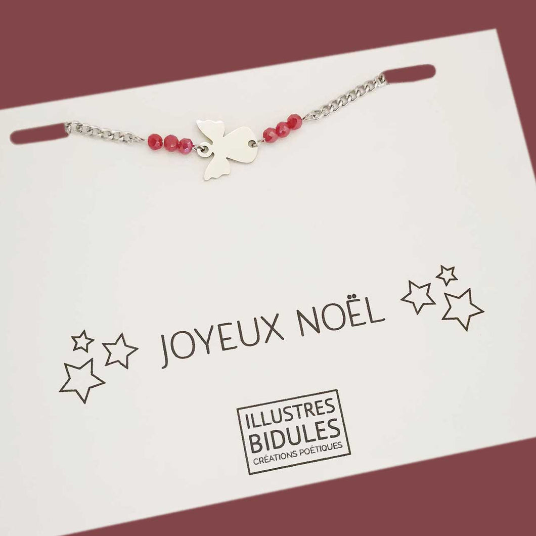 Illustres Bidules Bracelet Inox sélection Noël Ange de Noël