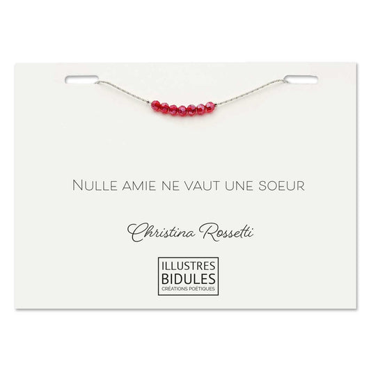 idée cadeau soeur bijou personnalisé pour ma soeur bracelet à message soeur cadeau pas cher soeurette