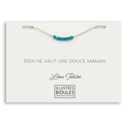 Bracelet Isadora Lagon - Rien ne vaut une douce maman