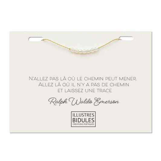 Bracelet port-bonheur avec message motivant citation motivante bijou à message bracelet à message