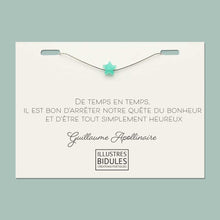 Charger l&#39;image dans la galerie, Bracelet Isadora Star Mint- Argenté