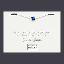 Charger l&#39;image dans la galerie, Bracelet Isadora Star Bleu - Argenté