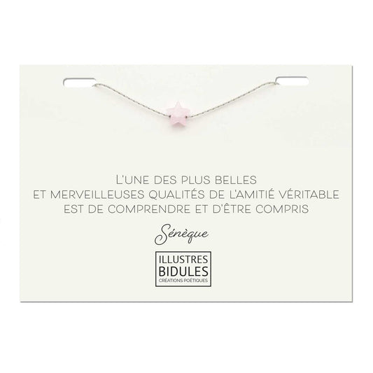 Bracelet Isadora Star Rose - Argenté