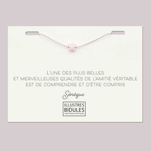 Bracelet Isadora Star Rose - Argenté Illustres Bidules