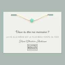 Charger l&#39;image dans la galerie, Bracelet Isadora Star Mint - Doré