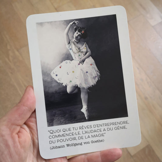 Carte postale "Quoi que tu rêves d'entreprendre" - poster - illustres-bidules