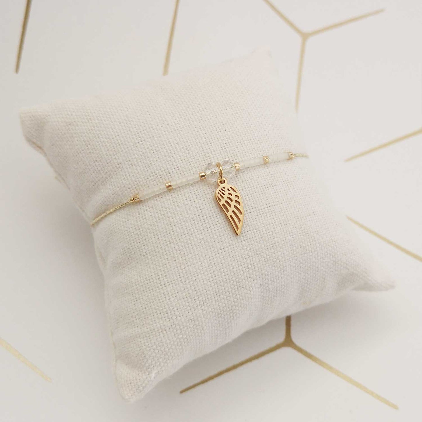 Bracelet miyuki - aile d'ange