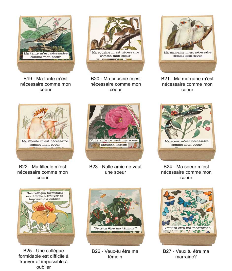 Dormeuses mini feuille