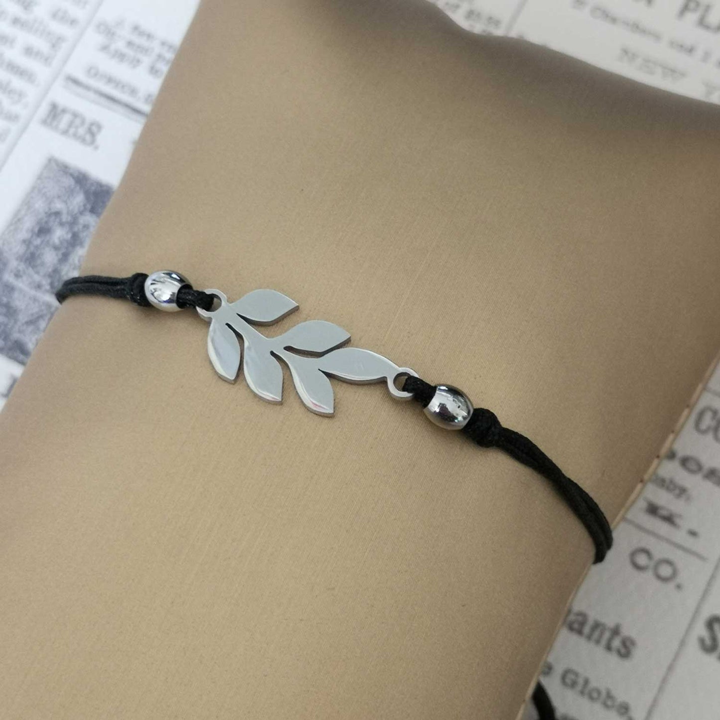 Bracelet unisexe Edgar - Feuilles