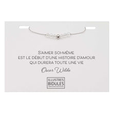Charger l&#39;image dans la galerie, Bracelet Emma cristal - Argenté