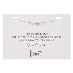 Bracelet Emma cristal - Argenté Illustres Bidules