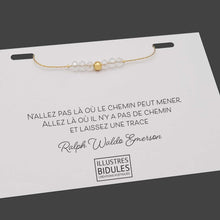 Charger l&#39;image dans la galerie, Bracelet Emma cristal - doré